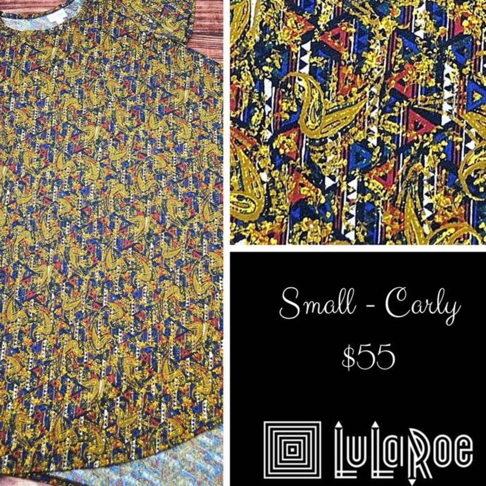 LuLaRoe Carly Swing Dress - Small